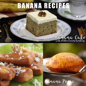 1M views · 3K shares | Banana Recipes | Banana Cake | Pazham Pori | Banana Poori #PazhamPori #BananaCake #BananaPoori #homecooking | Home cooking | Facebook