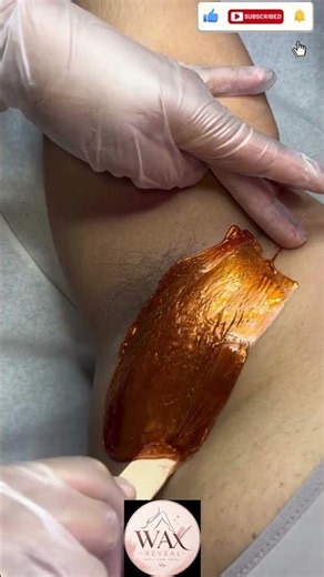 Satisfying Underarm Wax ASMR #asmr #waxingathome
