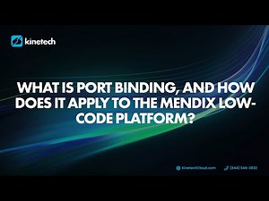The 12 Factor App with Kinetech: VII. Port Binding