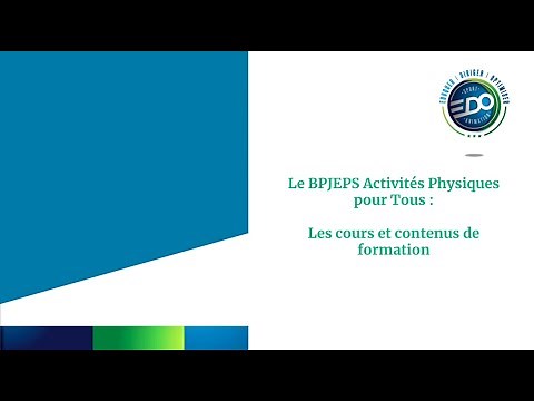 Le BPJEPS APT : les cours et contenus en formation