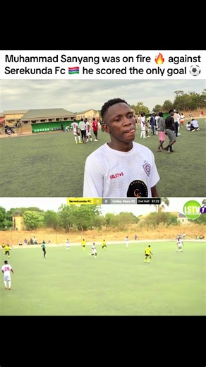 Muhammad Sanyang Shines in Gambian Football Match