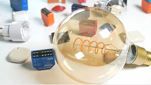 Shelly Pro 4PM | WLAN & LAN 4-Kanal-Relais Schalter mit Leistingsmessung - 40A | DIN-Schiene | Alexa & Google Home | iOS Android App | Fernsteuerung | Hausautomation | Kein Hub Erforderlich