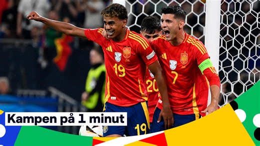 Kampen på 1 minut: Spanien sænker Italien og er klar til EM's ottendedelsfinaler