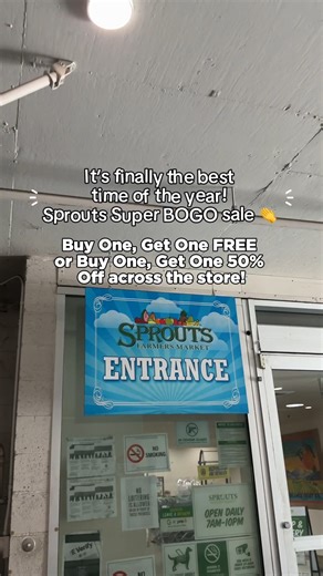 Sprouts Farmers Market on Instagram: "Two is always better than one! 💚🛒✨Our BOGO Sale is officially on, and we want to know: What's the one thing you can't leave Sprouts without? Tag a friend who needs to know! ⏰ #SproutsFarmersMarket #BOGO #Sale"