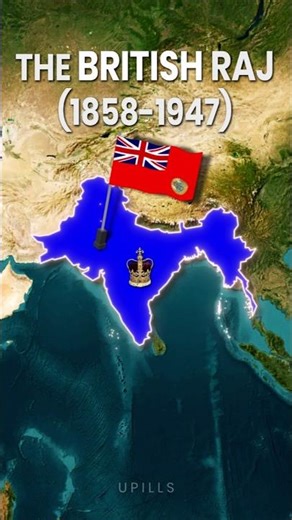 British Raj: How a Company Took Over a Continent #shortsfeed #geography #facts