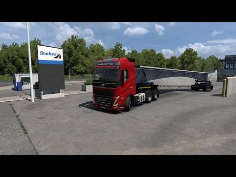 VOLVO FH5 540HP HAULING 32T CONCRETE 😱 Zurich 🇨🇭 to Birmingham 🇬🇧 | ETS2