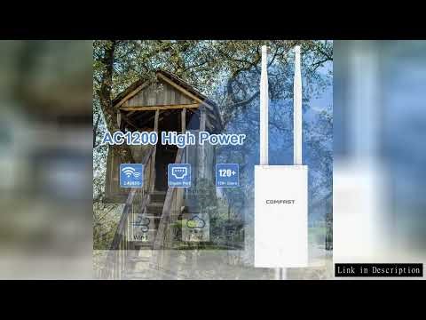 Comfast AC1200 Outdoor Access Point High Power 2.4G 5GHz Gigabit Router AP Repeater Long Range WiFi