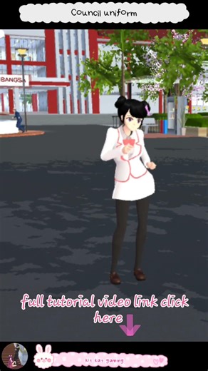How to make student council uniform.. #tutorial #sakuraschoolsimulator #newdress