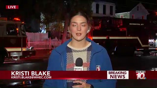 UPDATE: Crews are working to stop a fire at a vacant house on Clifton Street from spreading. Watch our live report on News10NBC TODAY through 7 a.m. for new details from fire officials. https://www.whec.com/livestream/ | WHEC TV