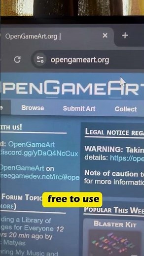 🎮 Free game assets for your next project! | OpenGameArt.org | Websites You Didn't Know (Part 17)