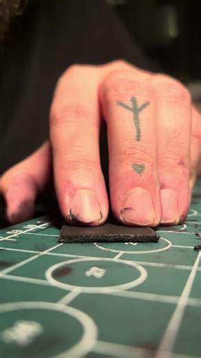 Edging leather, the best sound you get