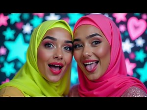 Two Hijabi Women Sharing Pure Love 💫 A Beautiful Muslim Story of Respect and Emotion