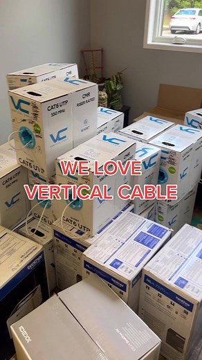 Still not as crazy as a @SprinterIT site 😉 #structuredcabling #lowvoltage #CAT6 #networktok #techtok #minimalist #warning⚠️ @verticalcable