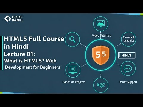 HTML5 Full Course in Hindi | Lecture 01: What is HTML5? | Web Development for Beginners | Code Panel
