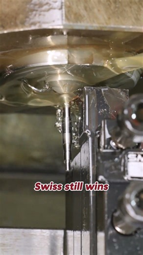 Follow Rest on Gang Type CNC Lathe Real Performance #metalworking #lathe