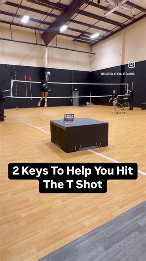 Edge Volleyball Training | Two Keys to Hitting the T-Shot (4x4) If you want to hit the T-shot constantly, there are two keys you have to master. 1. Get Your Right... | Instagram