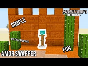 Armor Stand Swapper | Minecraft 1.21 Redstone Tutorial