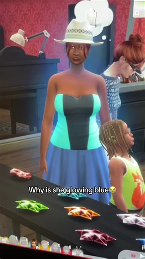Sims 4 Gameplay: Why Is She Glowing Blue?