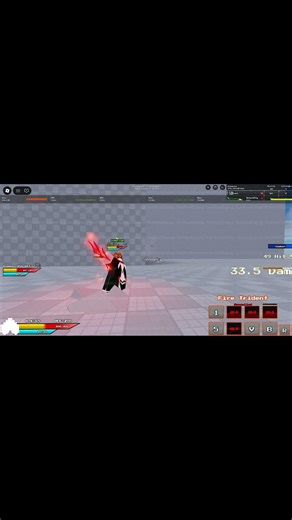 [UTPR] asgore test place double trident 4 combo #roblox #utpr #combo