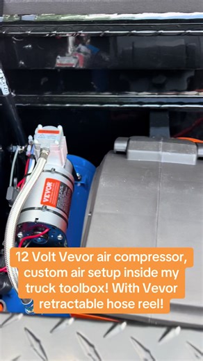 Custom Air Setup with Vevor Compressor in My Truck Toolbox