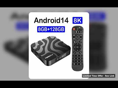 T95 Max Android 14 TV Box 2025 8K Ultra 8GB Ram 64GB 128GB Rom Allwinner H618 Google Voice Streaming