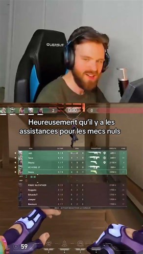 C’est dur de faire des assistances avec miks en plus (non)