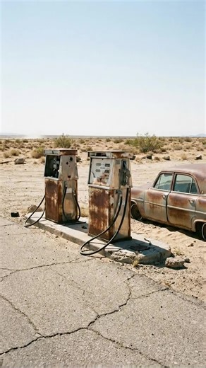 Exploring Abandoned Route 66 Classic Gas Pump