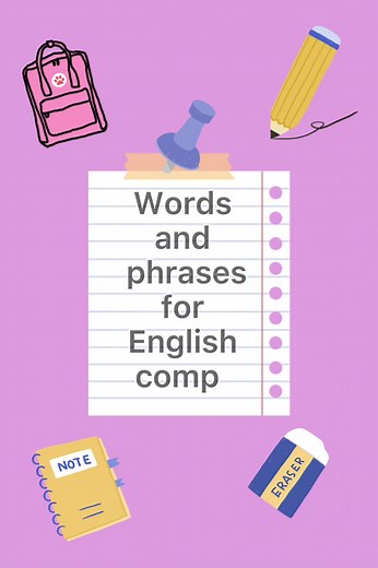 English phrases for compo writing! #composition #compo #writing #englishwordsandphrases #studytips