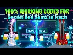 Claim this FREE Secret Rod Skins in Fisch Using These Codes! ⚠️100% WORKING CODES ⚠️
