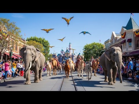 Disneyland Parade With Real Animals?! 🐘 Viral Full Parade Experience 2026