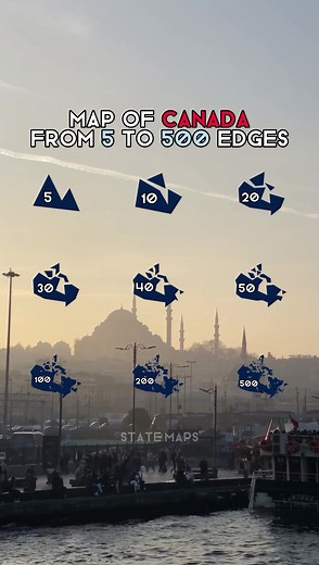 Exploring Canada: Unique 500-Edge Map Creation