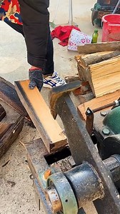 19K views · 57 reactions | Wood chopping machine | Hi-tech Gadgets | Facebook