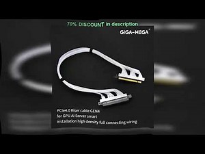 A must-have product! PCIe4.0 Riser cable GEN4 for GPU Ai Server smart installation high density fu