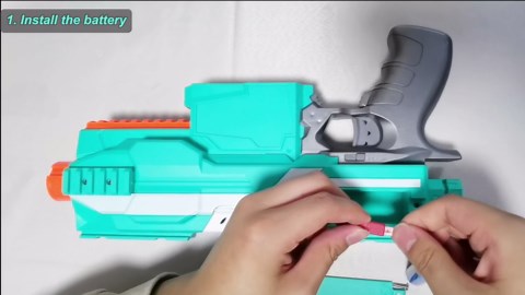 Automatic Toy Gun for Nerf Guns Bullets - 3 Modes Toy Foam Blasters with Bipod, 2 Magazine Clips, 100 Bullets, Automatic Machine Gun for Boys Kids Age 6-12, Gifts for Birthday Christmas