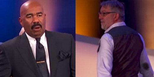 Steve Harvey Is Left Stunned After a ‘Family Feud’ Contestant Walks Off the Stage