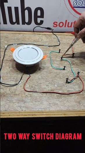 Two Way Switch Diagram Explained | How a Two Way Switch Works #switchbox