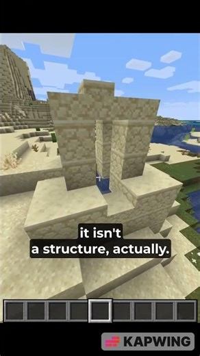 Minecraft well is not a structure!?!?!? #minecraft