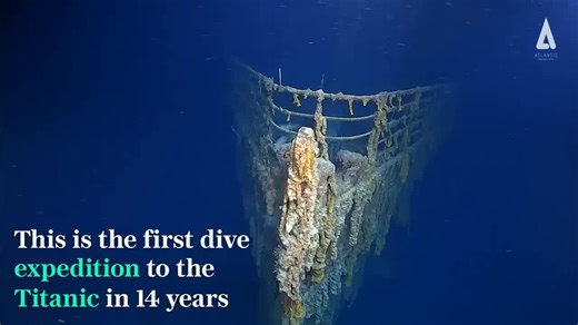 New underwater footage’s Titanic #titanic #unsinkable #boats