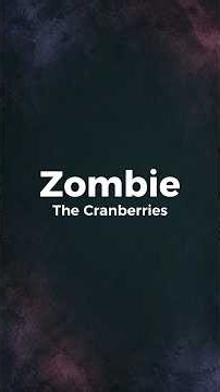 The Cranberries - Zombie (Lyrics)