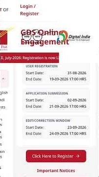GDS Form Fill Up 2026 | How to fill GDS Online Form 2026 | Post Office GDS Ka Form Kaise Bhare 2026