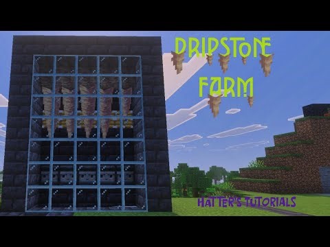Dripstone Farm#hatter #minecraft #lavagame #tutorial #gaming #smp #minecraftbuilding #dripstonefarm