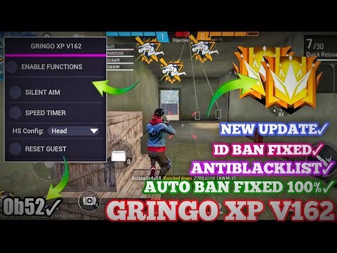 GRINGO XP V162 | OB52 FF MOD MENU | FREE FIRE MOD MENU | GRINGO XP HACK | FF