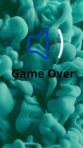 Arcade retro game over