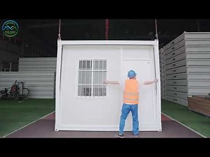 ¡Casa contenedor plegable instalada en minutos! | Smart Building Era