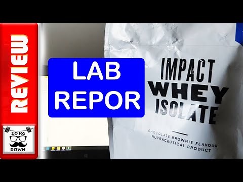 MyProtein Impact Whey Isolate Review and Lab Report by 20KgDown