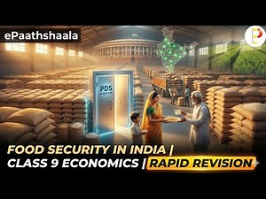 Food Security in India – Class 9 Economics Ch - 4 | Animated Video | RAPID REVISION | ePaathshaala