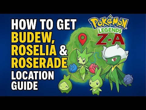 How to Get Budew, Roselia & Roserade in Pokémon Legends Z-A (Location & Evolution Guide)