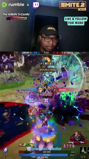 The Nine-Tailed Fox Definitely Getting That $2 Special for Every Double Kill McGee Playing SMITE 2