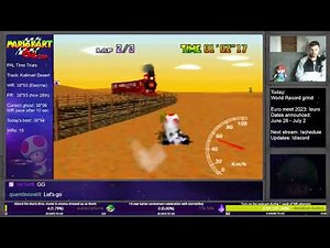 Mario Kart 64 - World Record on Kalimari Desert - 38"92 (NTSC: 32"37) by Matthias Rustemeyer