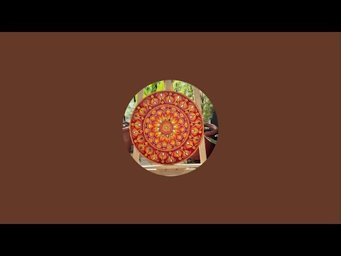 Learn to make Dot mandala with texture art